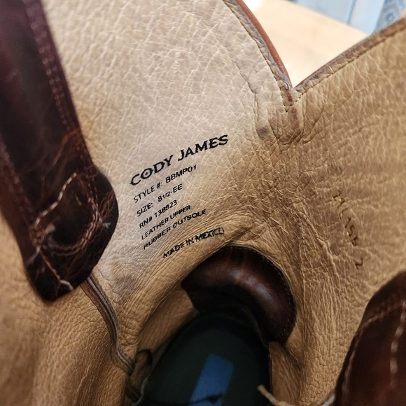 CODY JAMES MEN'S WESTERN PERFORMANCE BOOTS - BROAD SQUARE TOE - Picture 3 of 8